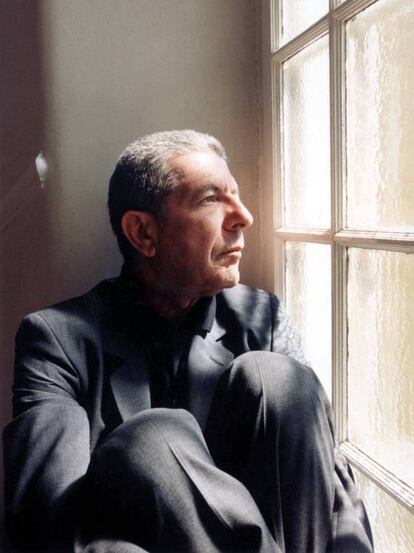 Retrato de Leonard Cohen en 2011.