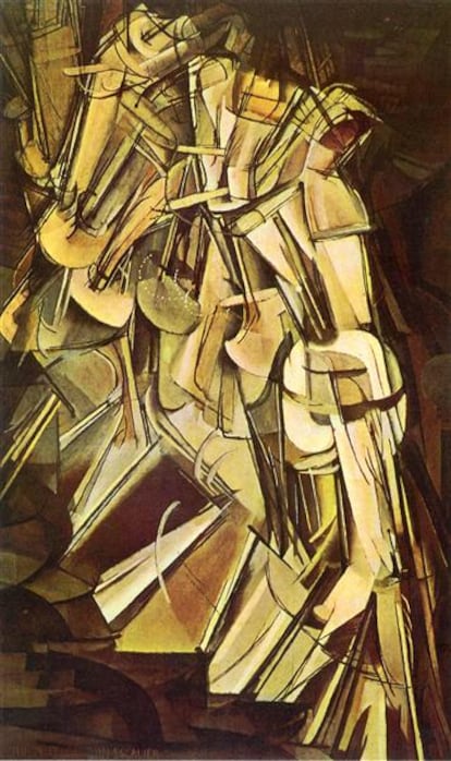 'Desnudo bajando una escalera', de Marcel Duchamp.