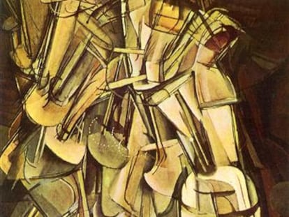 'Desnudo bajando una escalera', de Marcel Duchamp.