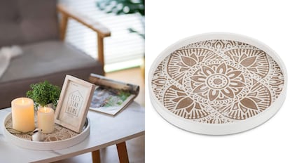 Mother's Day Last Hour: circular tray to be placed as a decoration in any stay.