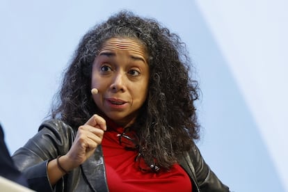 Julissa Reynoso, abogada y exembajadora de EE UU en España, durante el foro World in Progress, en Barcelona, en octubre de 2025.