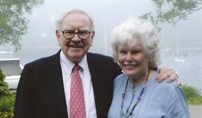 Warren y Doris Buffett, en 2013.