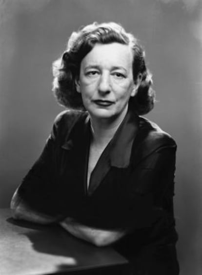 La escritora Lillian Hellman.