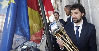 Llull, en la celebración de la Copa