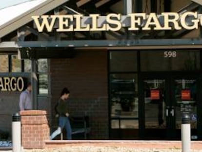 Sucursal bancaria de Wells Fargo en Denver, Colorado.