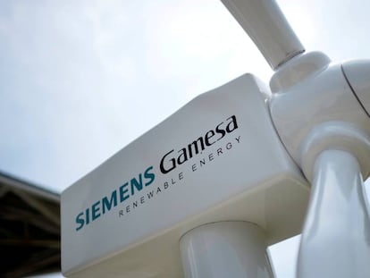 Uno de los aerogeneradores de Siemens Gamesa. 