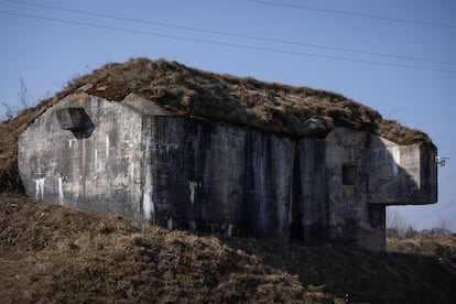 Búnker de la Segunda Guerra Mundial, en Bakalarzewo (Polonia).