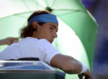 Rafael Nadal, durante su partido contra Dimitri Tursunov.