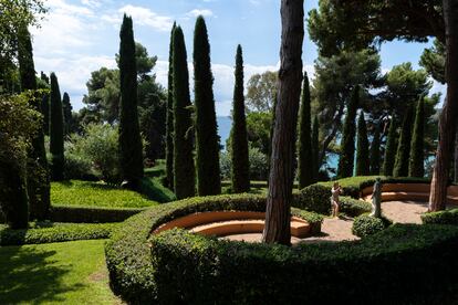 Vista de los jardines de Santa Clotilde. 