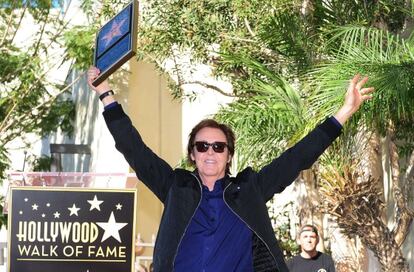 Paul McCartney, en el Paseo de la Fama de Hollywood