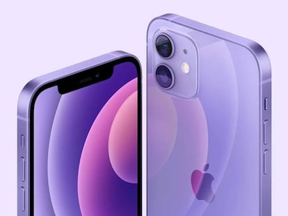 Nuevo iPhone 12 púrpura.