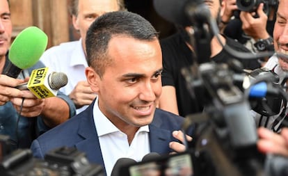 Luigi Di Maio, este miércoles en Roma.