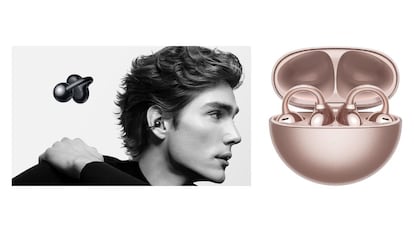 Wireless earphones with clip design