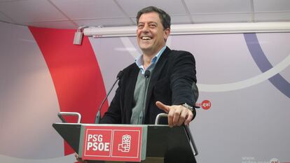 José Ramón Gómez Besteiro, en una comparecencia para dar cuenta del archivo provisional de la Operación Pulpo, la última causa que tenía pendiente, en diciembre de 2022.