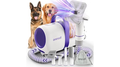 Este es le mejor cepillo aspirador para el pelo de los perros que puedes comprar en Amazon.