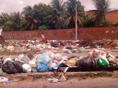 Com redução de coleta de lixo, aspecto de alguns bairros é de completo abandono, como em Genibau