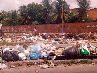 Com redução de coleta de lixo, aspecto de alguns bairros é de completo abandono, como em Genibau