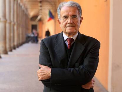 Romano Prodi, el pasado martes en Bolonia. 