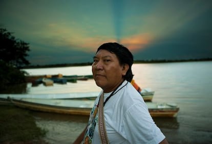 Davi Kopenawa Yanomami, en Roraima (Brasil).