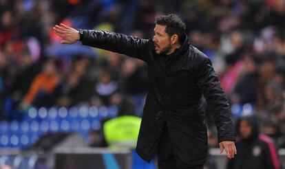 Simeone ante el Leganés.