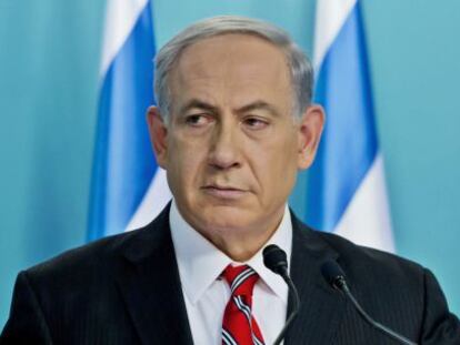 El primer ministro israel&iacute;, Benjamin Netanyahu, este mi&eacute;rcoles en Jerusal&eacute;n.