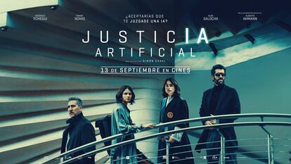 Cartel promocional de la película 'Justicia artificial', en cines el 13 de septiembre.