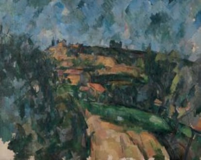 'Curva en lo alto del Chemin des Lauves' (1904-1906).