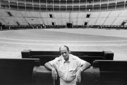 Antonio Chenel <i>Antoñete,</i> en la plaza madrileña de Las Ventas.