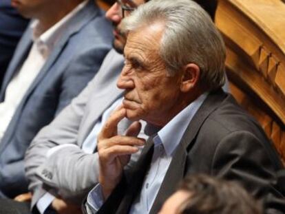 El l&iacute;der comunista portugu&eacute;s Jer&oacute;nimo de Sousa, en el parlamento el pasado 23 de octubre.