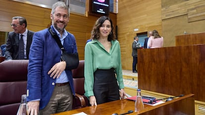 Miguel Ángel García Martín e Isabel Díaz Ayuso