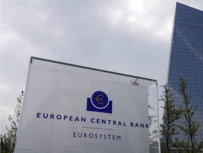 La sede del Banco Central Europeo en Fráncfort.