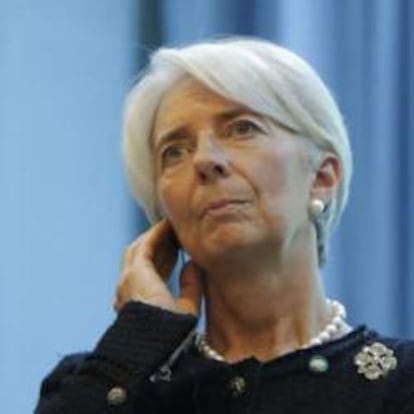 Christine Lagarde, en una comparecencia