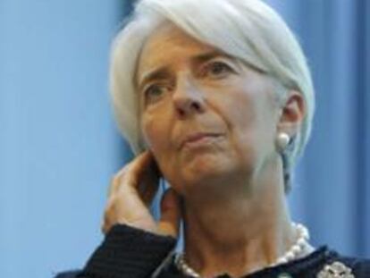 Christine Lagarde, en una comparecencia