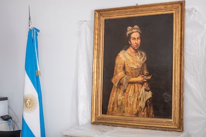 Obra 'Retrato de una dama'.