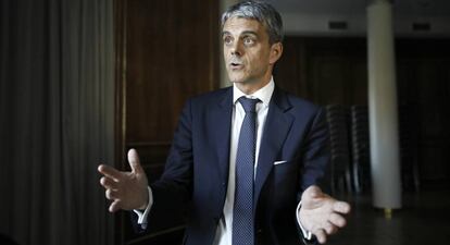 Jaime Malet, presidente de la Cámara de Comercio de EE UU en España, el pasado jueves en el Hotel Palace de Madrid.