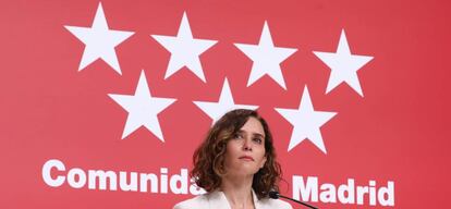 La presidenta de la Comunidad de Madrid, Isabel Díaz Ayuso.