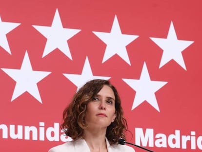 La presidenta de la Comunidad de Madrid, Isabel Díaz Ayuso.