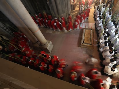 Palm Sunday procession in Jerusalem.