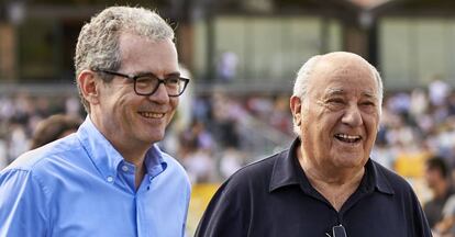 Pablo Isla, presidente de Inditex, y Amancio Ortega, fundador del grupo.