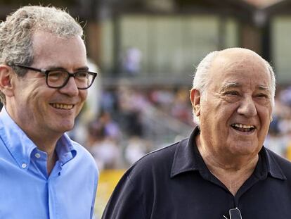 Pablo Isla, presidente de Inditex, y Amancio Ortega, fundador del grupo.