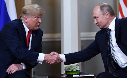 Donald Trump y Vladimir Putin, reunidos en 2018.