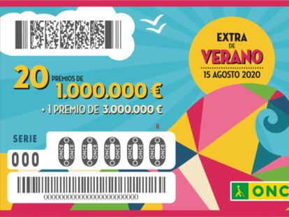 El Sorteo Extra de Verano de la ONCE 2020 se ha celebrado este sábado 15 de agosto