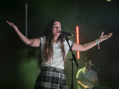 Rigoberta Bandini, la noche del viernes en el Vida Festival en Vilanova i la Geltru.