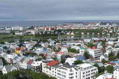 Una imagen de la ciudad de Reikiavik, la capital más septentrional del mundo.