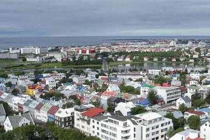 Una imagen de la ciudad de Reikiavik, la capital más septentrional del mundo.