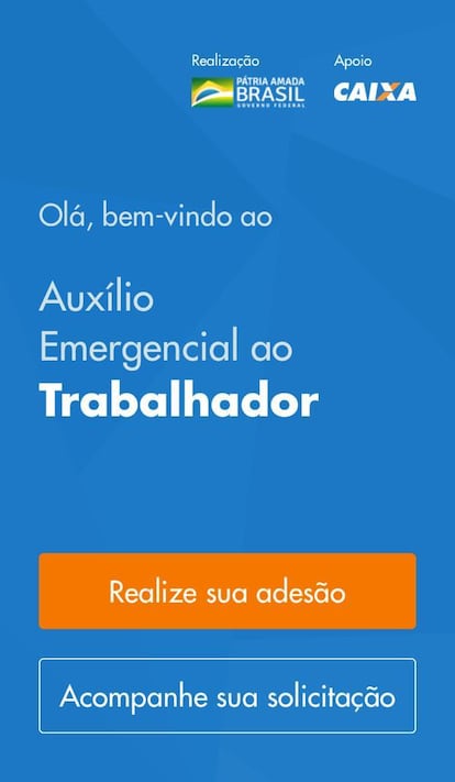 Aplicativo da Caixa para receber o auxílio emergencial na crise do coronavírus