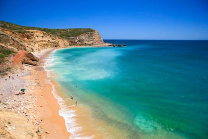 La playa de Cabanas Velhas, en la Costa Vicentina.