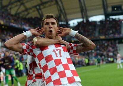  Mario Mandzukic celebra su gol