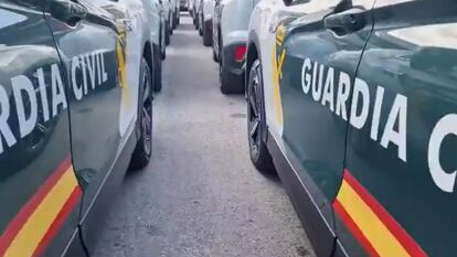 Coches de la Guardia Civil.