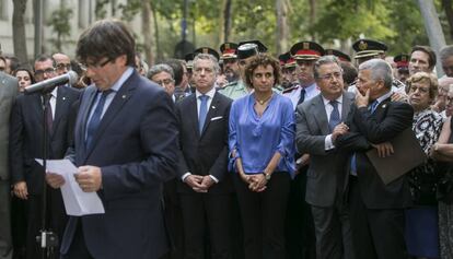 Homenatge a les v&iacute;ctimes de l&#039;atemptat d&#039;Hipercor el 1987.